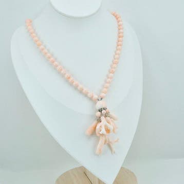 Koraal - Zilver - Halsketting - CORALLO ROSA