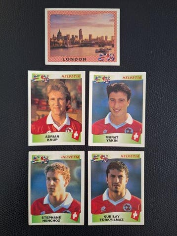 1996 Panini Europa 96 Assortimento calciatori nazionali