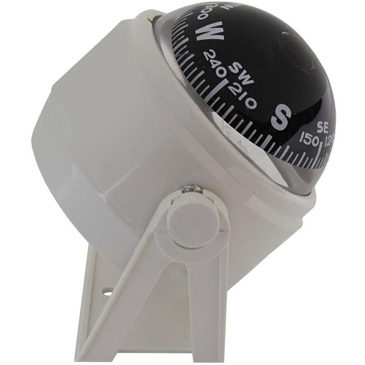 Eval 62mm Kompas Wit, Watersport en Boten, Navigatiemiddelen en Scheepselektronica, Nieuw, Ophalen of Verzenden