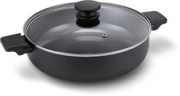 Brabantia VANTA Hapjespan met Deksel Ø 28cm — nieuw, Huis en Inrichting, Verzenden, Nieuw