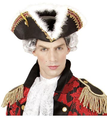 Hoed Tricorn Kapitein, Verzenden, Nieuw