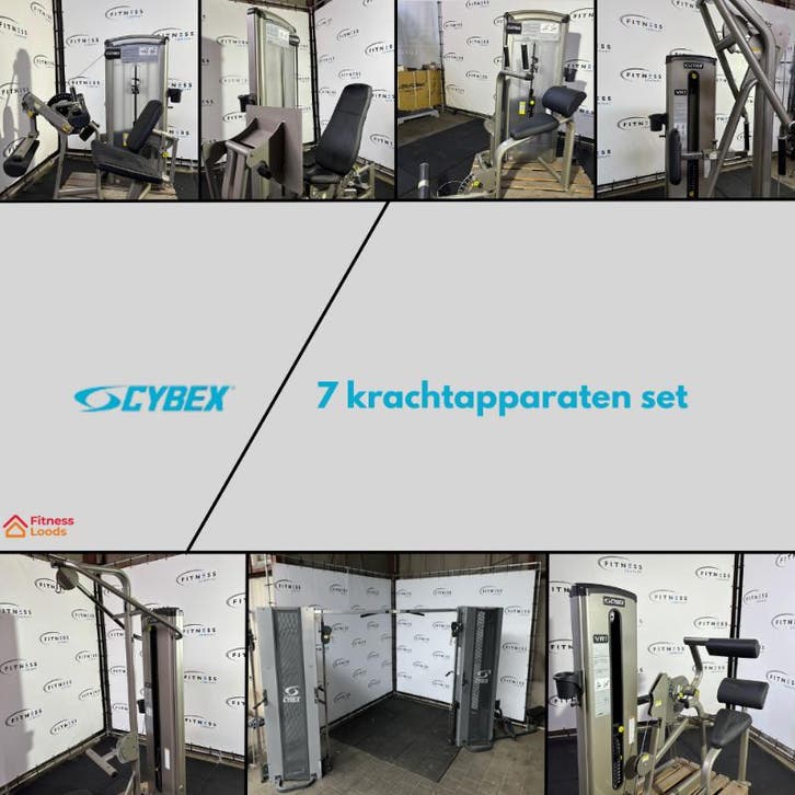 Cybex Set - 7 Krachtapparaten, Sport en Fitness, Fitnessapparatuur, Overige typen, Ophalen of Verzenden