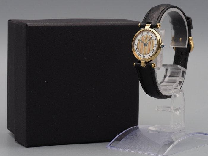 Cartier - Must de Cartier - Sans prix de réserve - 147542 18, Handtassen en Accessoires, Horloges | Heren