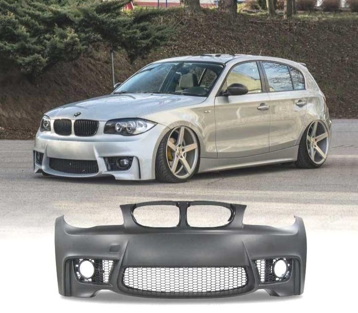 PARE CHOCS FRONTAL BMW E81 E87 E82 04-13 LOOK 1M, Auto-onderdelen, Carrosserie, Verzenden