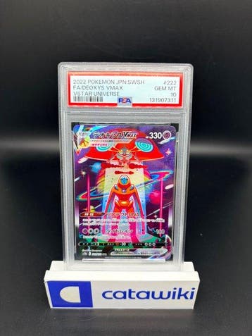 Pokémon - 1 Graded card - Deoxys VMAX 222/172 PSA 10 -