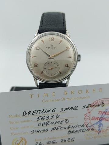Breitling - Small Second - 56334 - Heren - 1950-1959, Nieuw