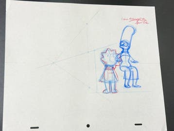 Gracie Films (1992) - Originele animatietekening van Marge, Cd's en Dvd's, Nieuw in verpakking