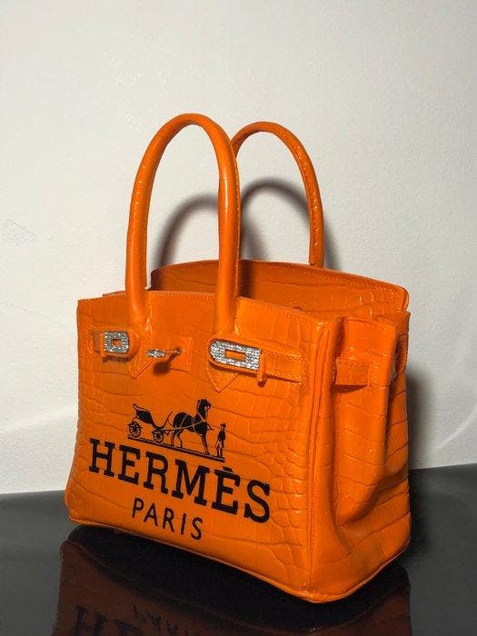 GF Exclusives - Hermès Birkin Bag Sculpture Artwork By: GF, Antiquités & Art, Art | Objets design