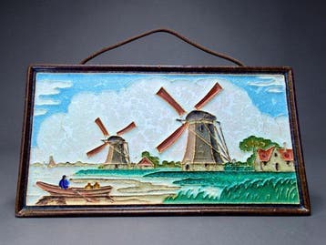 Antiek Tegel - De Porceleyne Fles, Delft - Antiek -, Antiek en Kunst