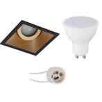 Pragmi Zano Pro 6W LED Spot Set - Kantelbare Vierkante Inbou, Verzenden, Nieuw
