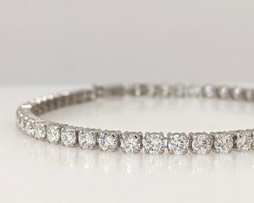 Sans prix de réserve - Bracelet de tennis - 14 carats Or
