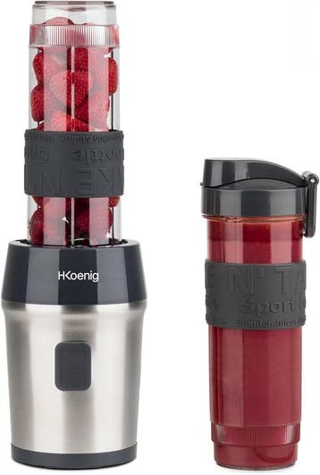 H.Koenig Blender 2 flessen | Retour deal | Sla je slag, Verzenden, Zo goed als nieuw, Blender to go