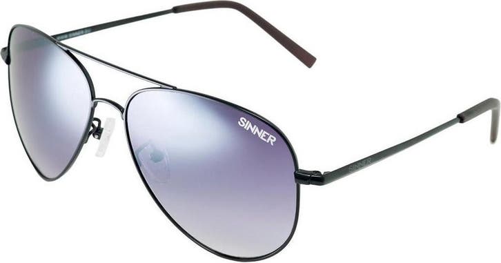 Sinner Morin Piloten Unisex Zonnebril - Zwart (Zonnebrillen), Handtassen en Accessoires, Zonnebrillen en Brillen | Heren, Nieuw