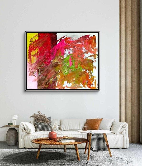 Caliendo Gianluca  Linfame21  - Caos XXL, Antiquités & Art, Art | Peinture | Moderne