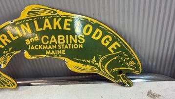 Parlin Lake Lodge & Cabins – Maine USA – Fish Shaped