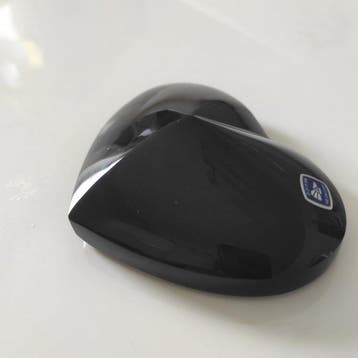 Obsidiaan Hart - Hoogte: 3 11.14 - Breedte: 8 cm- 270 g -