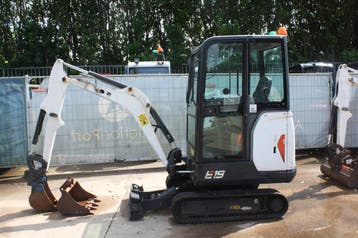 Veiling: Minigraver Bobcat E19 Diesel 10kW 2017, Ophalen