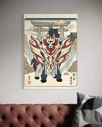 ANDSAL MCMXCI - Zacian - Special Pokémon Ukiyo-e Limited, Nieuw