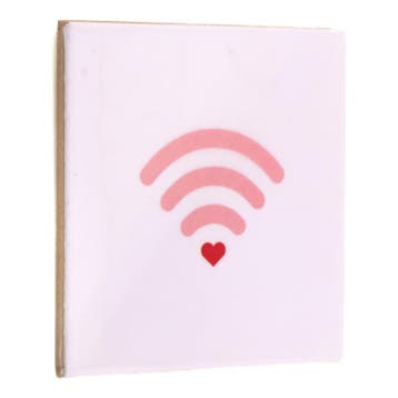 Homebound Tegeltje wifi heart, Huis en Inrichting, Woonaccessoires | Tekstborden en Spreuken, Ophalen of Verzenden, Nieuw