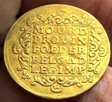 Nederland, Holland Gouden Enkele Dukaat Een gouden dukaat