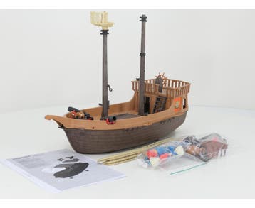 Playmobil 3750 Piratenschip VVP #9575 (Kinderspeelgoed), Ophalen of Verzenden, Gebruikt