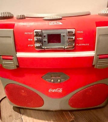 Coca Cola - Koelkast - Plastic - Koelbox met radio en