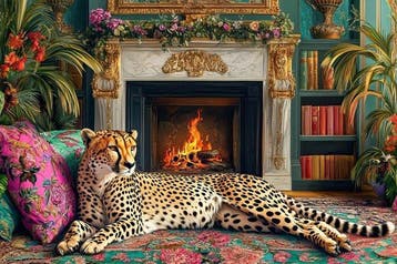 I_KONIQ - Leopard winter relax, Nieuw
