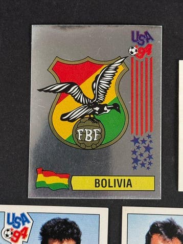 1994 Panini USA 94 World Cup, Bolivia: complete team