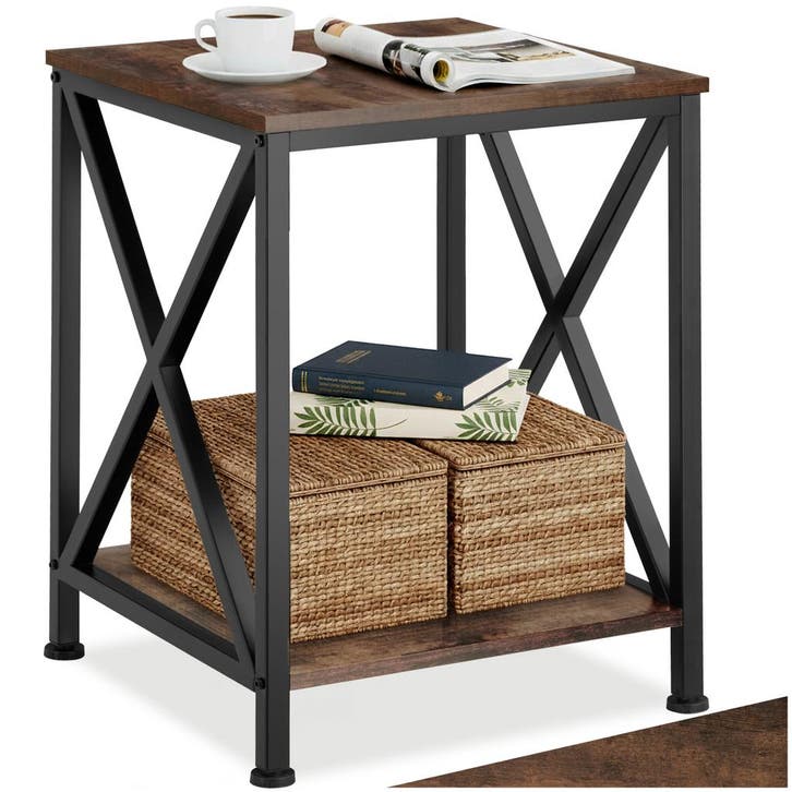 Bijzettafel Carlton 40,5x40,5x52,5cm, Huis en Inrichting, Tafels | Bijzettafels, Verzenden