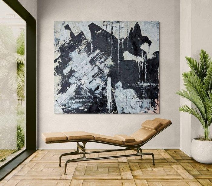 Jovan Srijemac (1962) - Predator lovers - XXL (zonder, Antiek en Kunst, Kunst | Schilderijen | Modern