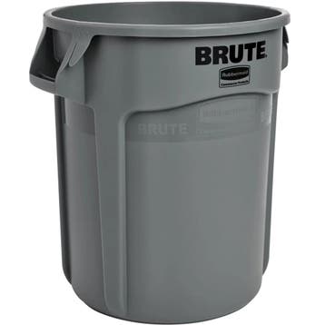 Afvalbak | BRUTE | Kunststof | Grijs | 75.7L | Open |, Verzenden