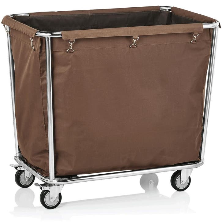 Linnenwagen | RVS/Polyester | Incl. Waszak | Wielen, Articles professionnels, Horeca | Équipement de cuisine, Envoi