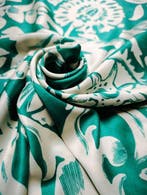 B233 - 600 x 150 cm - Bellissimo Rasatello in puro cotone, Antiquités & Art, Tapis & Textile