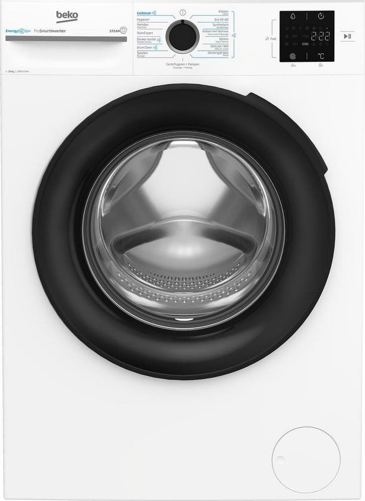 Beko BM3WFT31041W - Wasmachine - 10 kg - 1400 tpm -, Elektronische apparatuur, Wasmachines, Ophalen of Verzenden