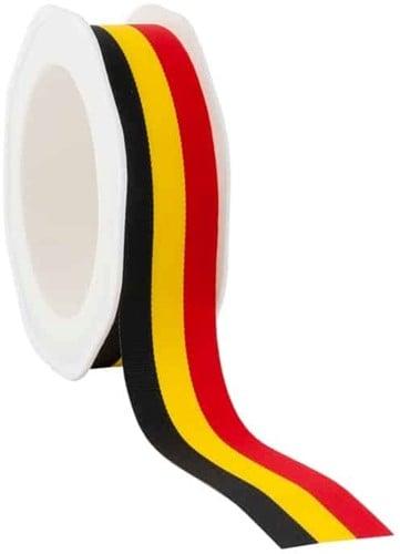 Lint Belgische Vlag 25 mm rol 20 meter, Hobby en Vrije tijd, Knutselen, Nieuw