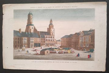 Frankrijk - Calais; Basset - Vue de la Place de lHôtel de