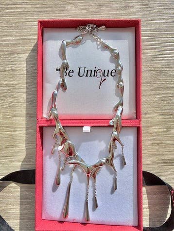Zonder minimumprijs - Statement ketting Zilver