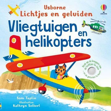 Vliegtuigen en helikopters / Usborne lichtjes en geluiden, Boeken, Verzenden, Gelezen, Sam Taplin