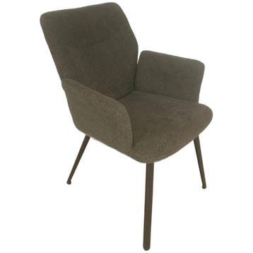 bert plantagie Set Van 4 Eetkamerstoelen Roos - Ongebruikt, Verzenden, Zo goed als nieuw, Bruin
