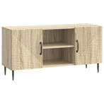 vidaXL TV Kast Sonoma Eiken 102 x 34,5 x 50 cm Bewerkt hout, Verzenden