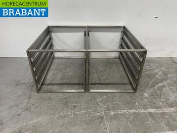Étagère à plateaux en acier inoxydable 8 x 1/1 GN 70 x 53 x, Articles professionnels, Verzenden