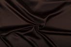 Glanzende stof bruin - Polyester stof 15m op rol, Verzenden, Nieuw