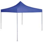 vidaXL Partytent professioneel inklapbaar 2x2 m staal blauw, Tuin en Terras, Verzenden, Nieuw