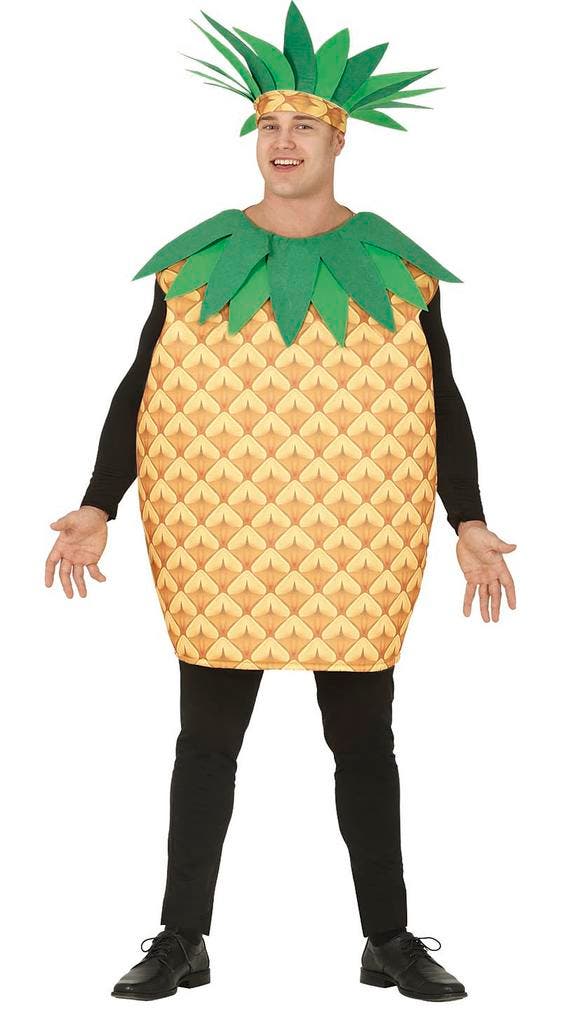 Ananas Kostuum Oranje L, Kleding | Heren, Carnavalskleding en Feestkleding, Nieuw, Verzenden