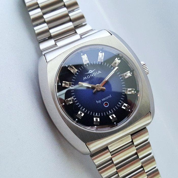 Mondia - Automatic - TOP SECOND - Rare Movement - Sapphire -, Handtassen en Accessoires, Horloges | Heren