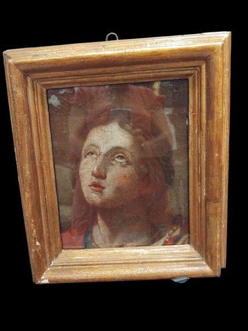 École italienne (XVII) - Testa di Santa