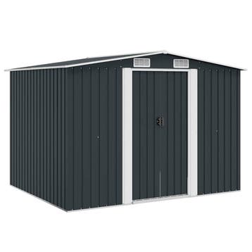 vidaXL Tuinberging 257x205x178 cm staal antraciet, Tuin en Terras, Verzenden, Nieuw