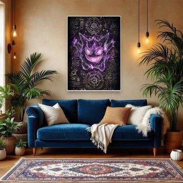 AT9 - [Canvas XL] Gengar Arcana - Occult Flame, Nieuw