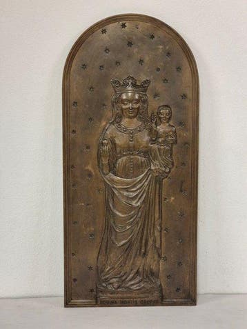 Relief - Regina Montis Europae - 58 cm - 6 kg - Brons -