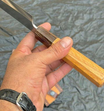 Keukenmes - Japans mes, op maat gemaakt koksmes met